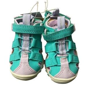 Cat & Jack Active Unisex Green Trekking Water Kids Shoes Size 5 NWT